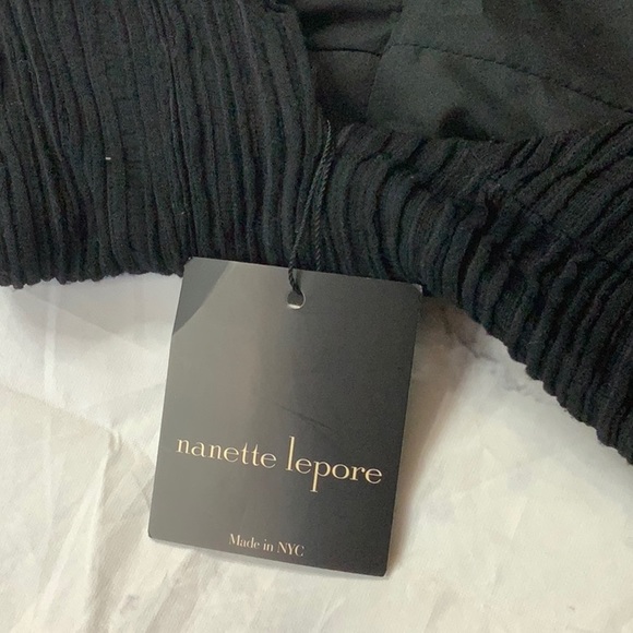 NANETTE LEPORE cut out NWT shirred stretch lined LBD - Picture 11 of 14